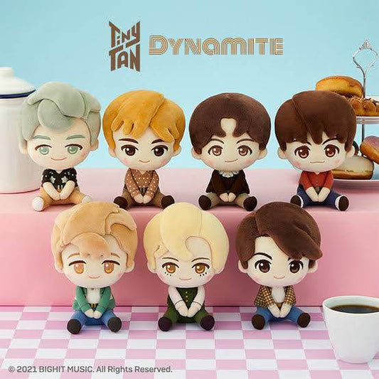 BTS TinyTAN Ichiban Kuji DYNAMITE Plush Doll All 7 Complete Set