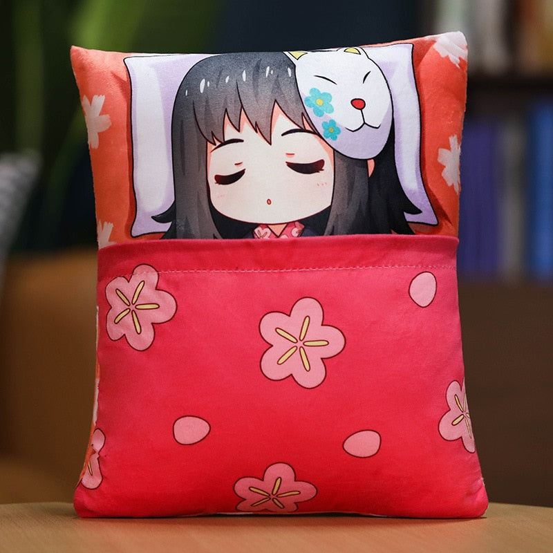 Demon Slayer Anime Character Sleeping Bag Pillow Cushion