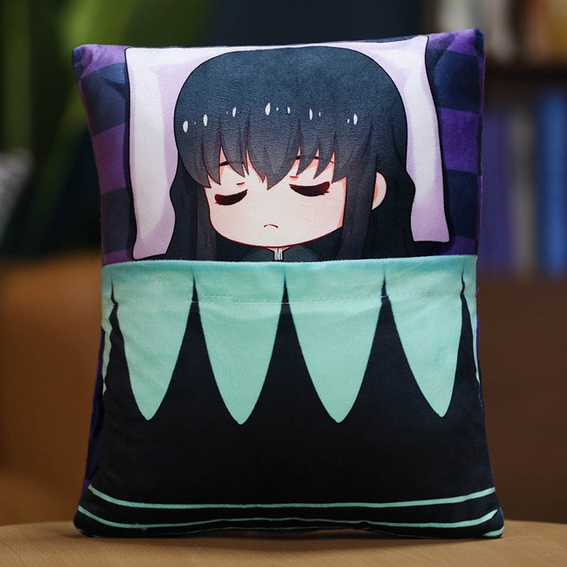 Demon Slayer Anime Character Sleeping Bag Pillow Cushion