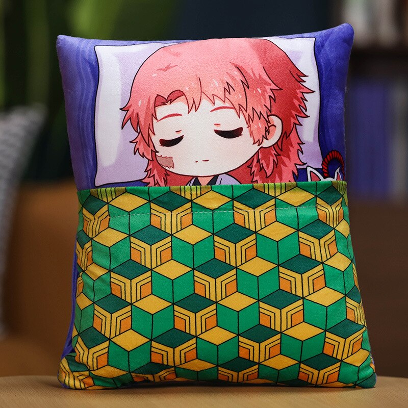 Demon Slayer Anime Character Sleeping Bag Pillow Cushion