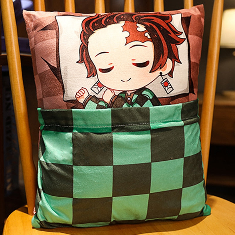 Demon Slayer Anime Character Sleeping Bag Pillow Cushion