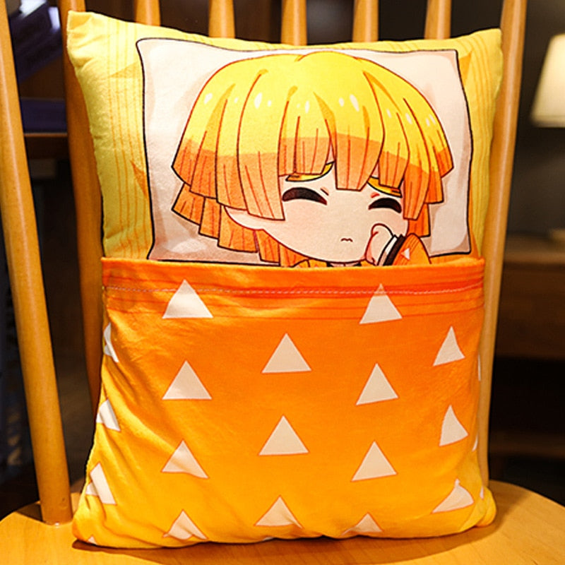 Demon Slayer Anime Character Sleeping Bag Pillow Cushion